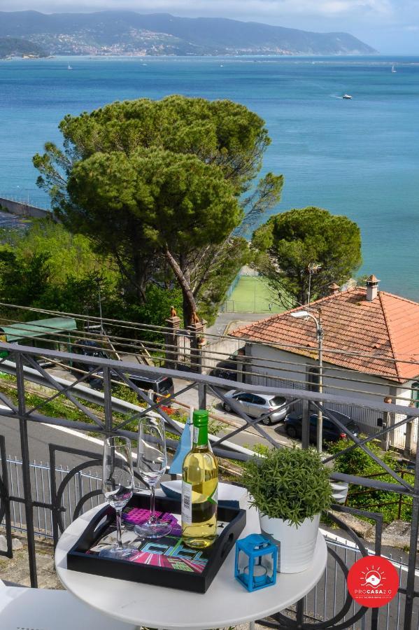 Sea View Escape La Spezia - Cadimare Apartment Exterior foto